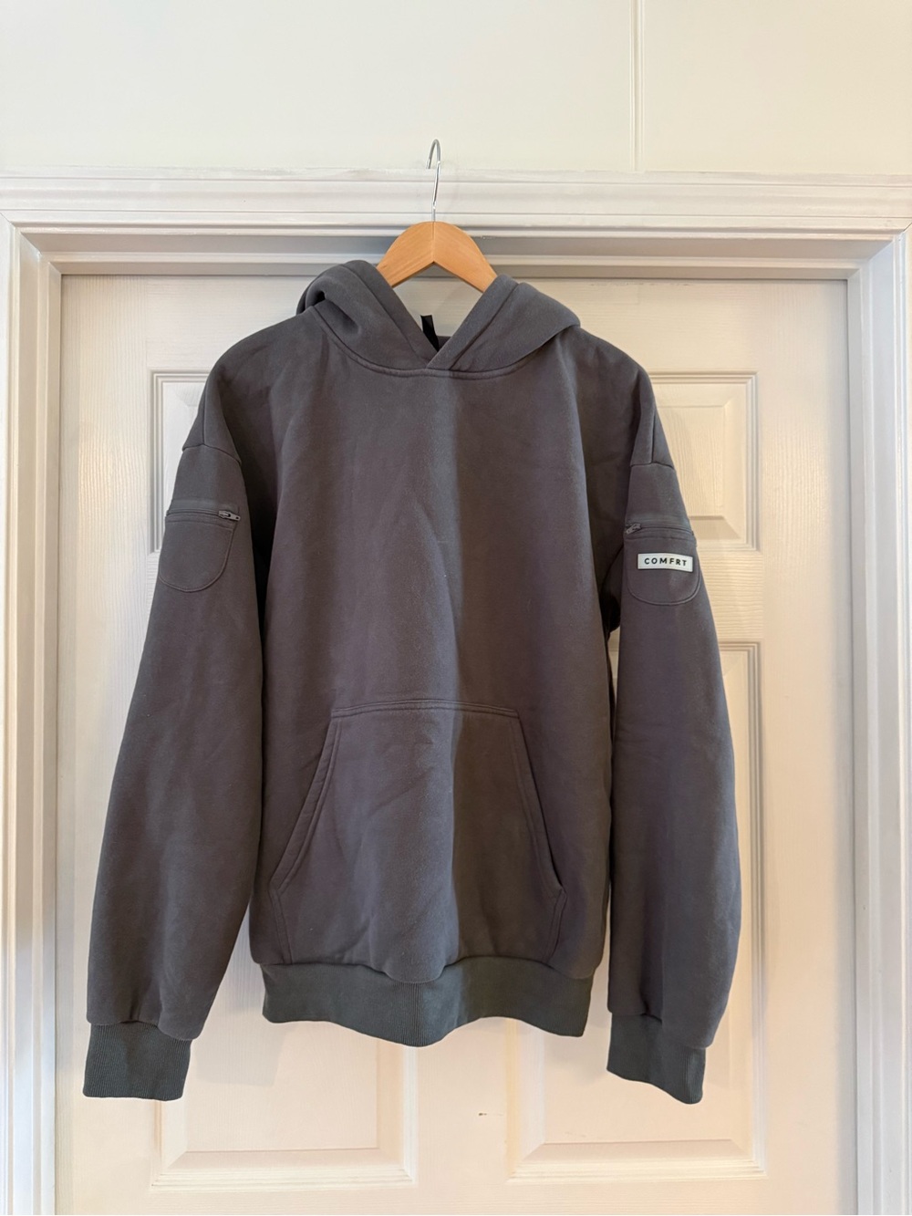 Comfort Grey Men's Pullover Hoodie